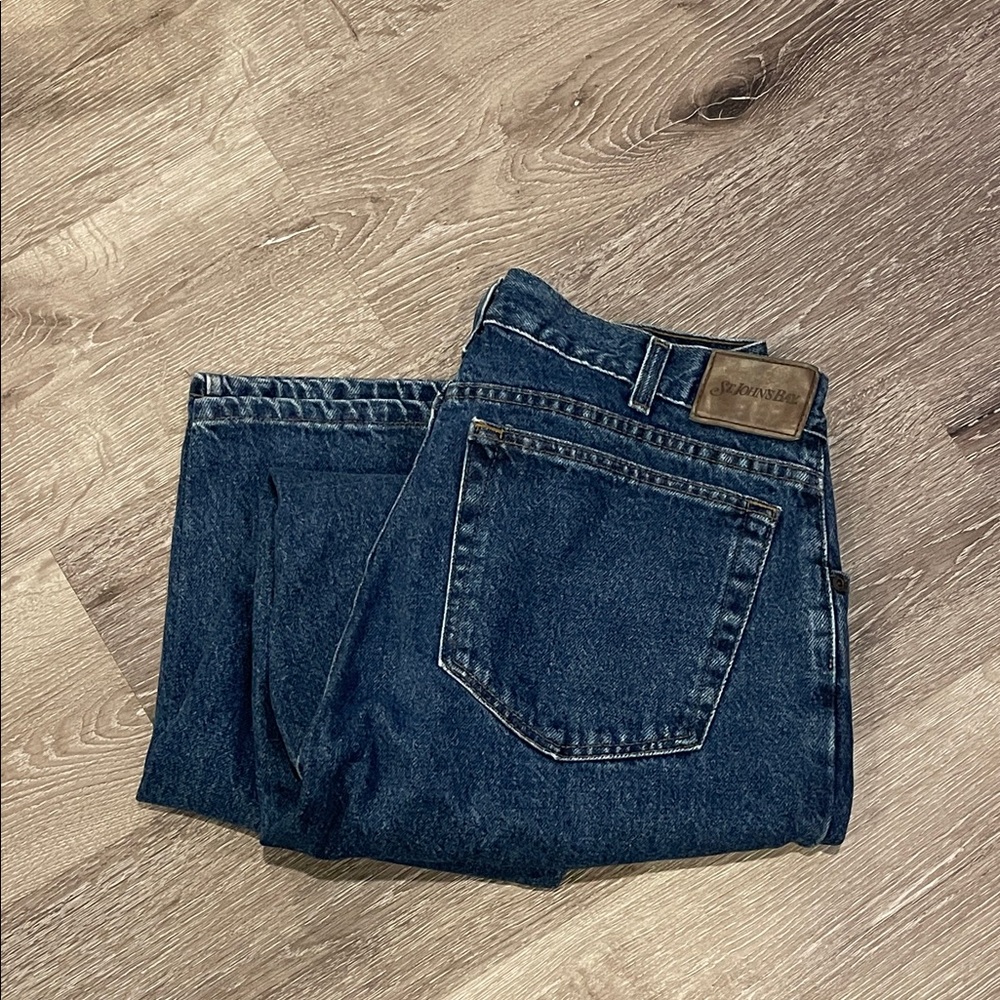 St. John's Bay Dark Blue Relaxed Jeans